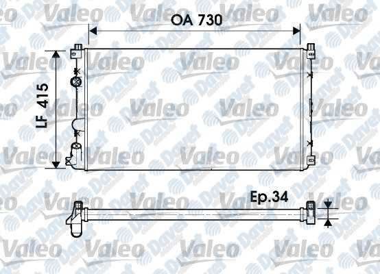 VALEO 732918 Su Radyatoru Master Ii 2.5dci Movano 2.5 01-
